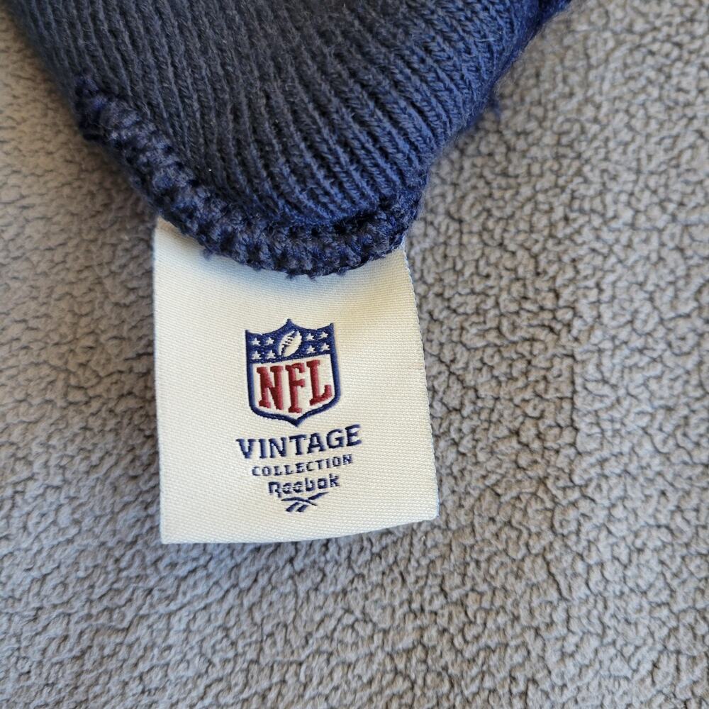 CHICAGO BEARS Beanie Hat Cap One Size Navy Blue Orange Embroidered Logo NFL - Picture 10 of 11